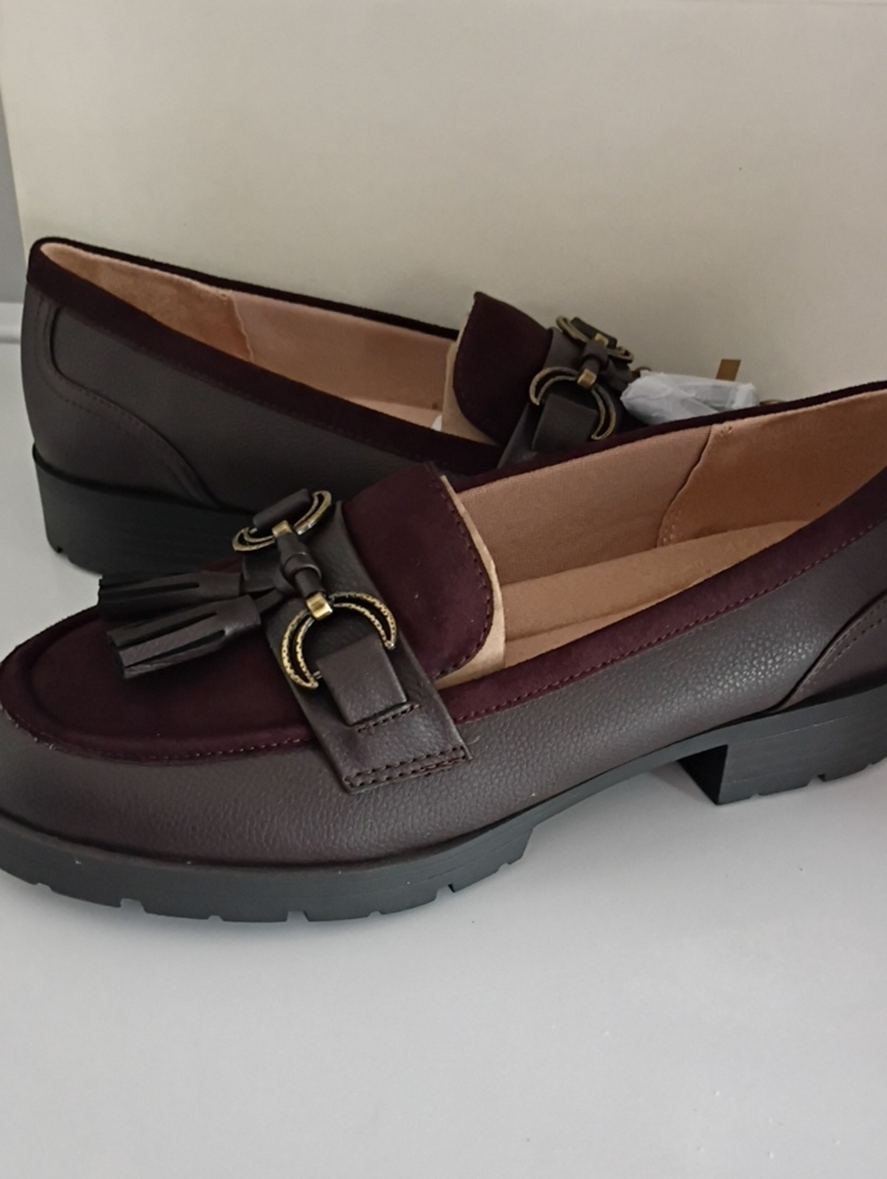 Classic Tassel Loafer in Dark Brown  - Women's Dress Shoe